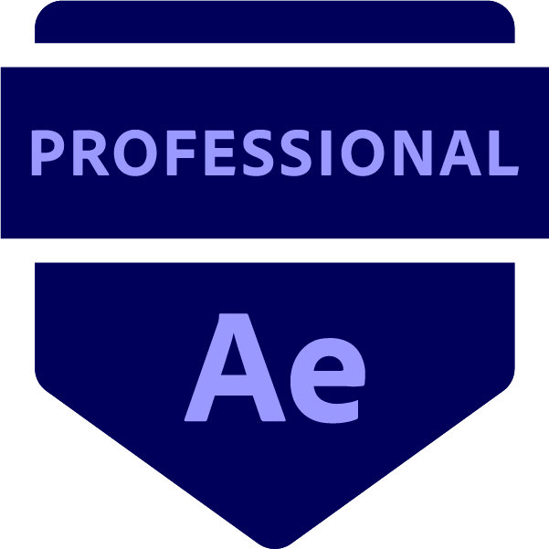A badge indicating that it is a professional version of Adobe After Effects software.