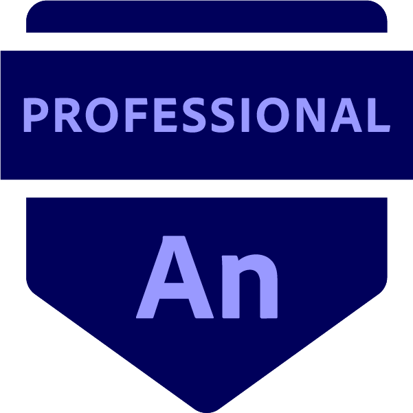A blue badge with the text 'PROFESSIONAL' and the letter 'A' in white.