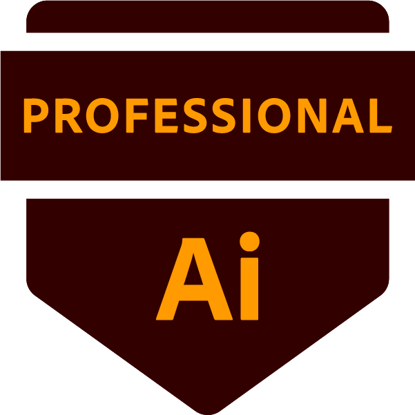 The image shows a graphic with the text 'PROFESSIONAL AI' with the 'A' in bold, indicating a focus on professional-grade vector drawing software.