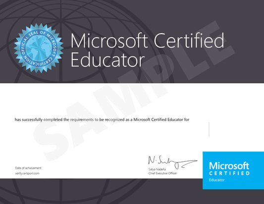 Microsoft Certified Educator (MCE) – Exam Voucher