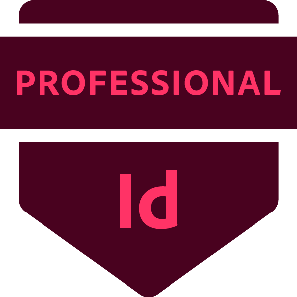 Badge with 'PROFESSIONAL Id' text on a red background