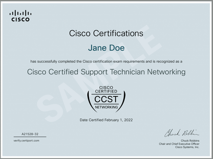 Cisco Certified Support Technician - Certification Bundle