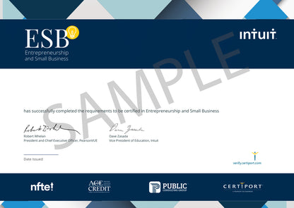 Entrepreneurship & Small Business Certification (ESB)