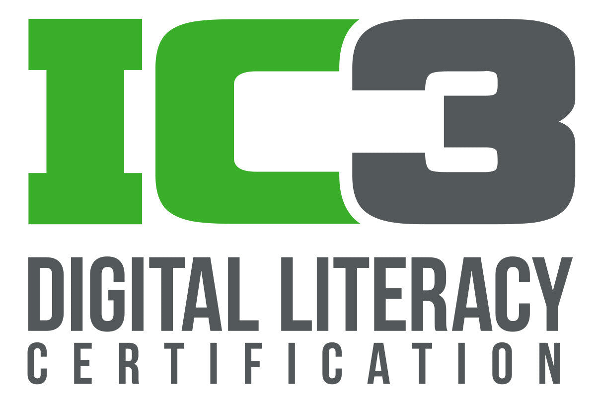 IC3 Digital Literacy Global Standard 6 - (3 Exams + 2 Retakes) + Practice Tests Bundle