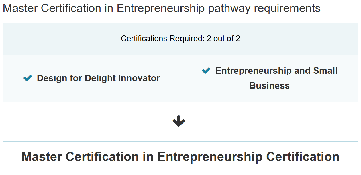 Master Certification in Entrepreneurship